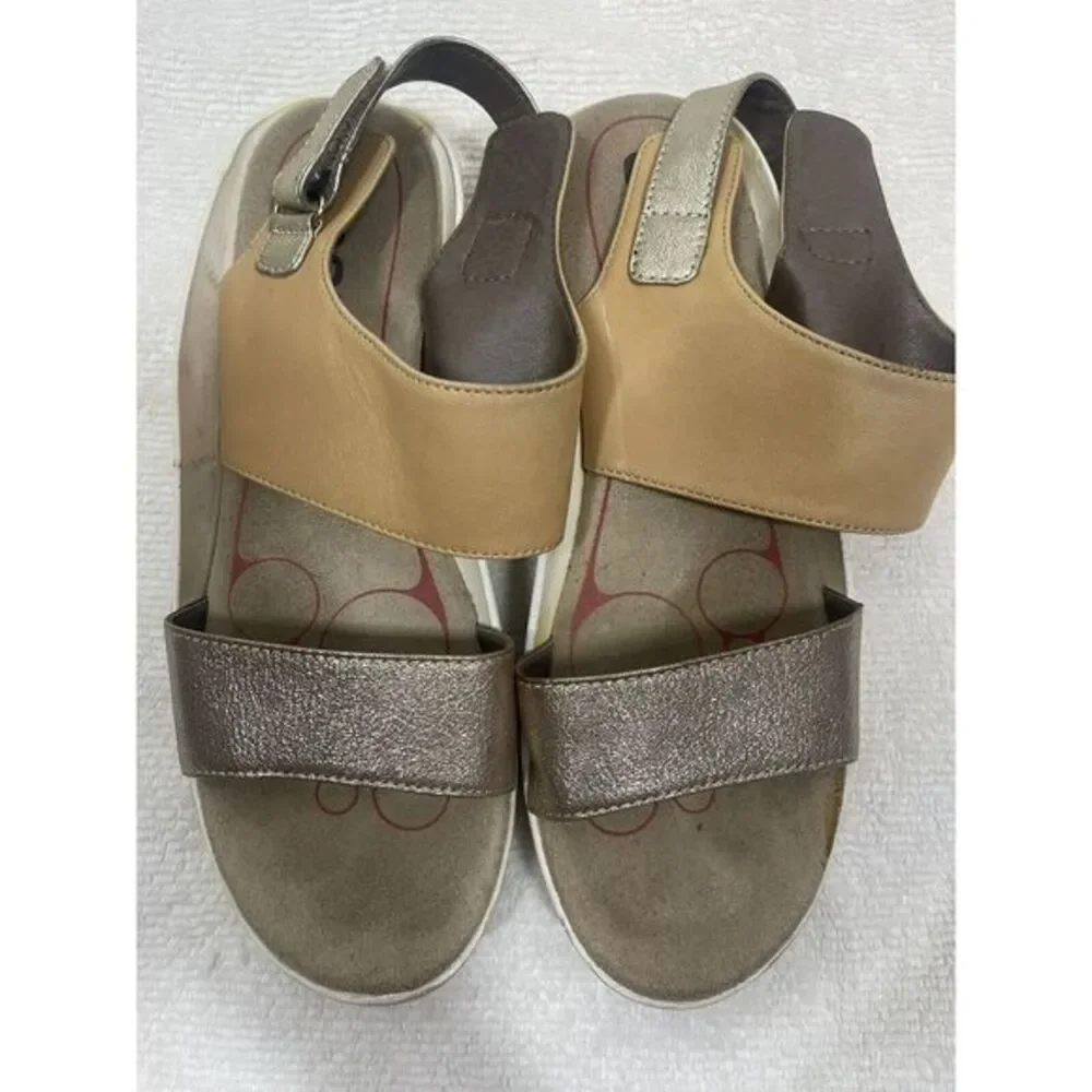 Bionica Yolanda Women’s Size 8.5 Leather Wedge Platform Slingback Comfort Sandal - Picture 11 of 16